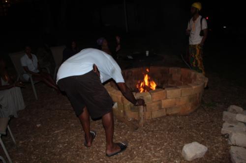 Fire Pit at Transcendent Life Coaching Institute Retreat